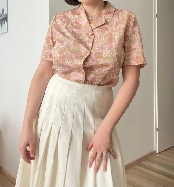 50s 60s style wonderful blouse - image 1