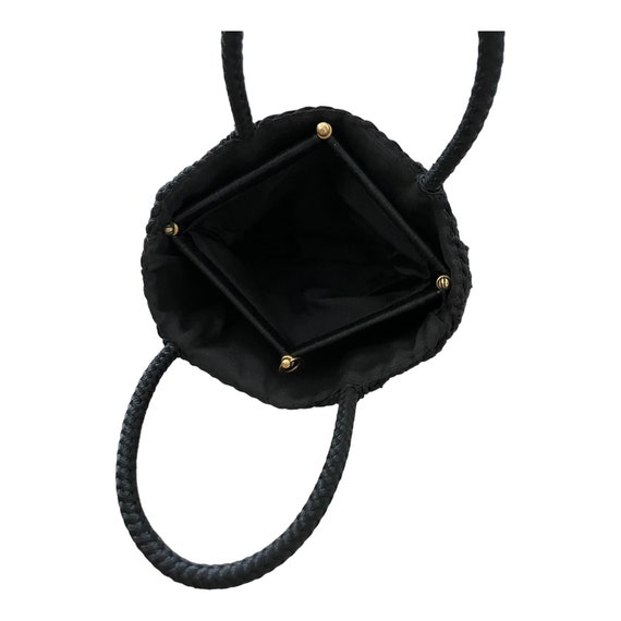 50s 60s Black Mini Bag Perfect Condition - image 5
