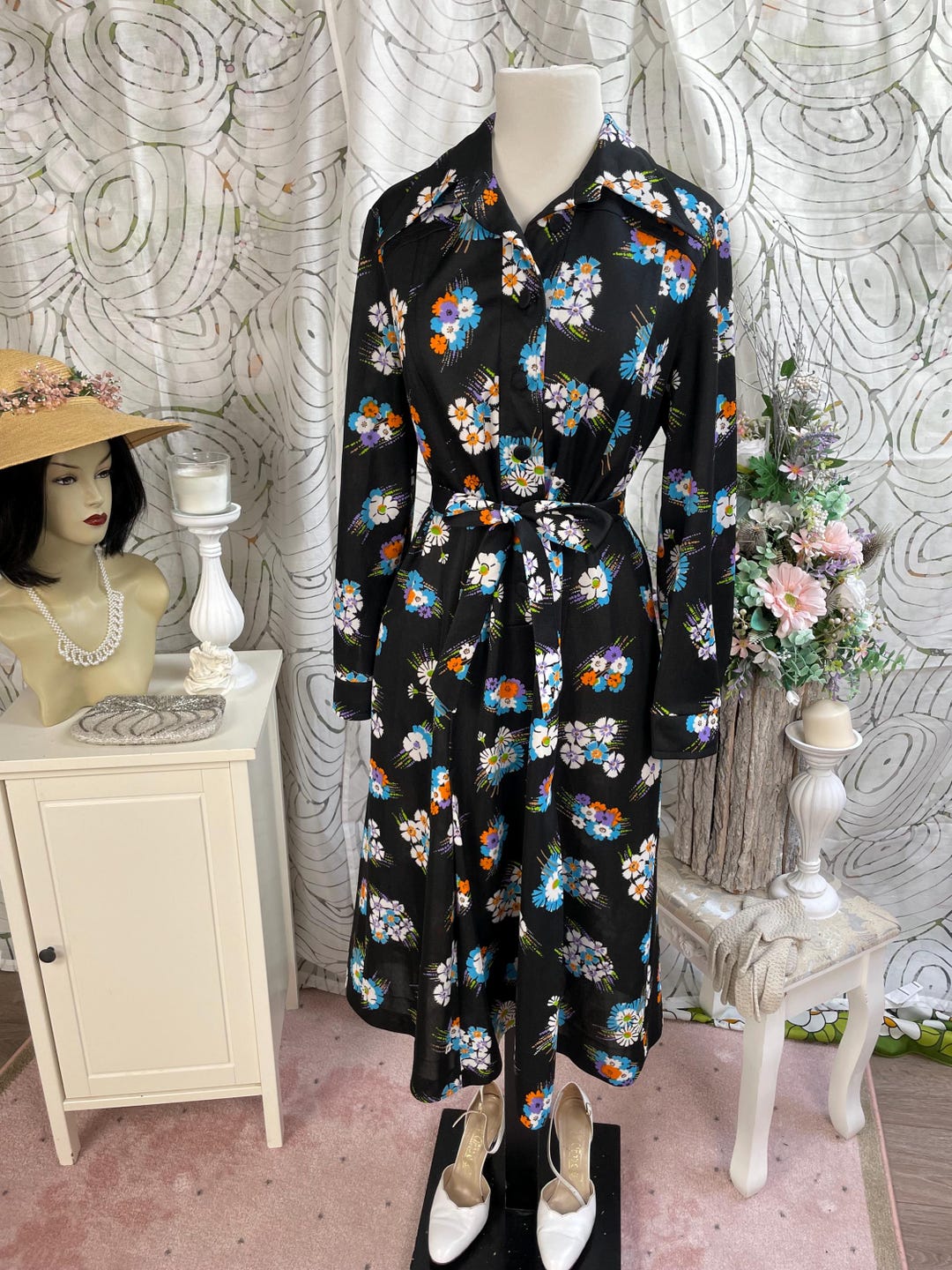 Sweet 70's - Inspired By Dua Lipa - Sustainably Made T-shirt dress main image 1