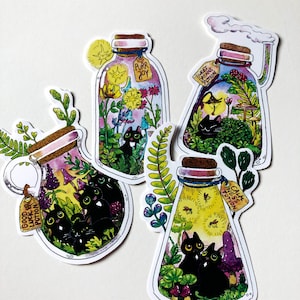 Tiny Potions 4 autocollants