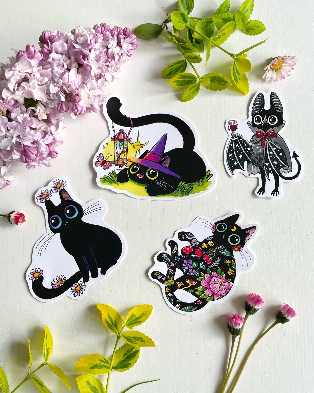 Whimsy Sticker Printable Witchy and Whimsy Sticker Pack - Etsy