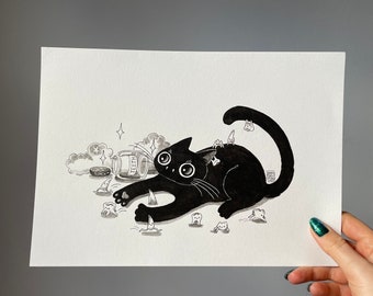 Teeth Original Ink Illustration