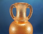 Carnival Glass - Soda Gold Amphora Urn Vase by Turner Brother 39 s