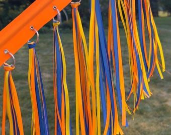 Cycling Flag, Orange with Yellow, Orange and Blue, Bike Flag, Recumbent Bike Flag, Mobility scooter flag, Trike flag, safety flag, flag