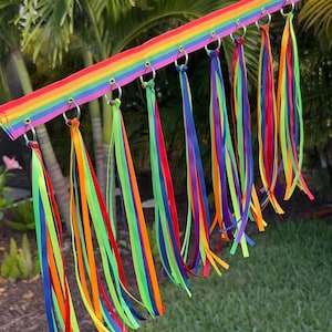 Rainbow High Visibility Flag- Recumbent Trike Flag, ATV Flag, Visibility Flag, bike flag, Pride, colorful