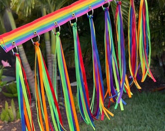 Rainbow High Visibility Flag- Recumbent Trike Flag, ATV Flag, Visibility Flag, bike flag, Pride, colorful