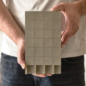 Architectual Wall Art - Textured sculpture - Geometry Art