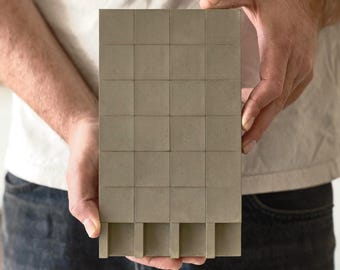 Architectual Wall Art - Textured sculpture - Geometry Art