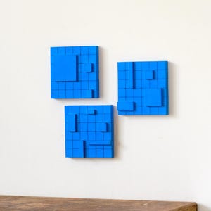Concrete Wall Art Handmade Minimalist Brutalist Objects