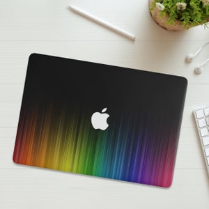 Rainbow Stripes MacBook M2 Air Case Custom Pro 14 In Case Pro 13 In Case Cute Pro 16 Inch M3 Case Pro 13 Case Air Sleeve Pro 15" Cover