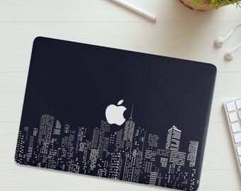 Dark New York City MacBook M2 Air Case Custom Pro 14 In Case Pro 13 Inch Case Cute Pro 16 Inch M3 Case Pro 13 Case Air Sleeve Pro 15"