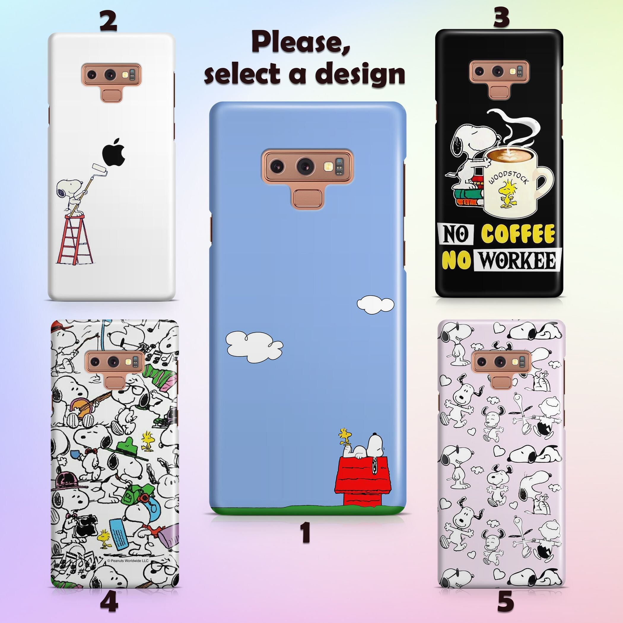 Snoopy Iphone 12 Pro Max Case Samsung Galaxy S21 Ultra Case Etsy