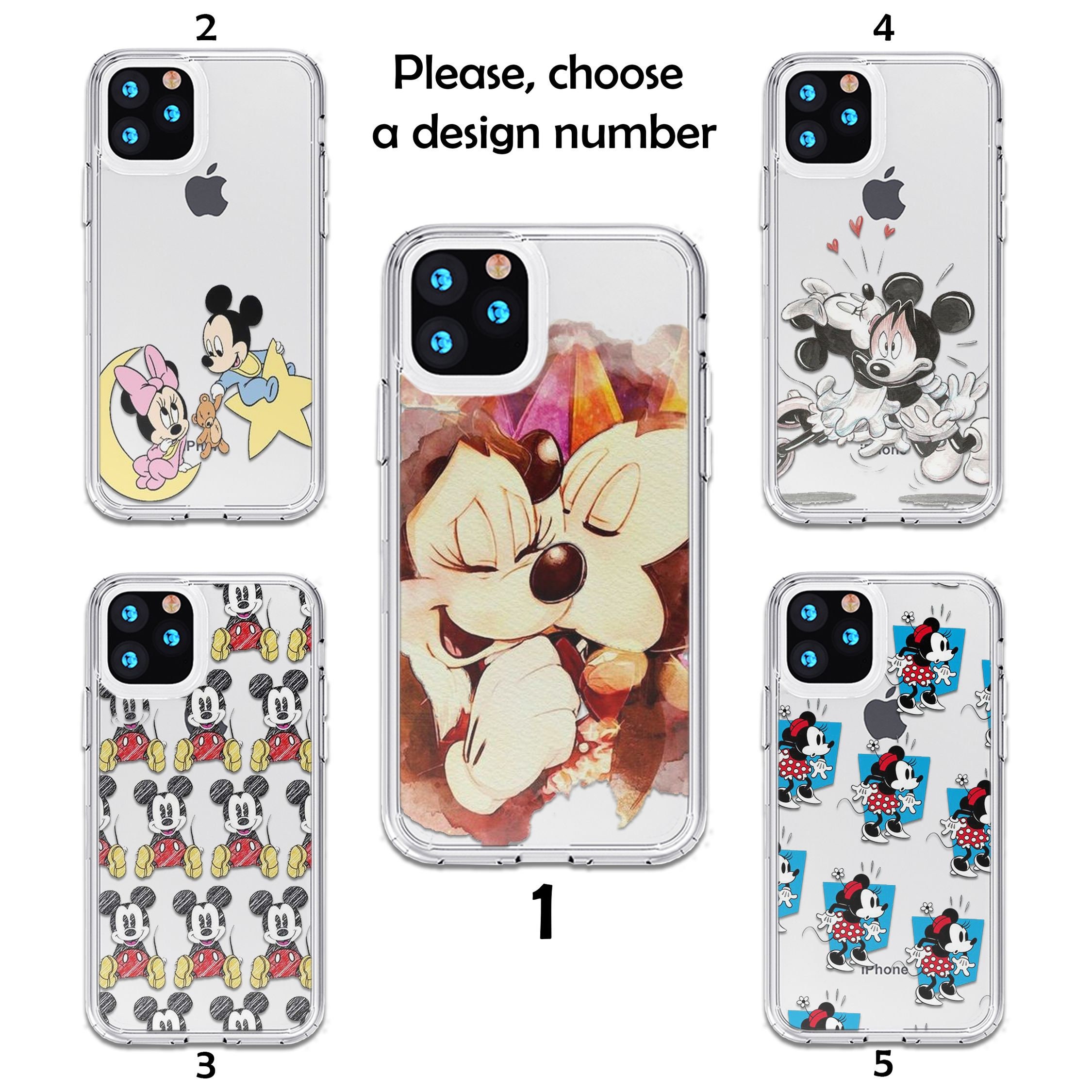 Mickey Mouse iPhone 12 Case Hybrid Crystal Case Disney Samsung Etsy