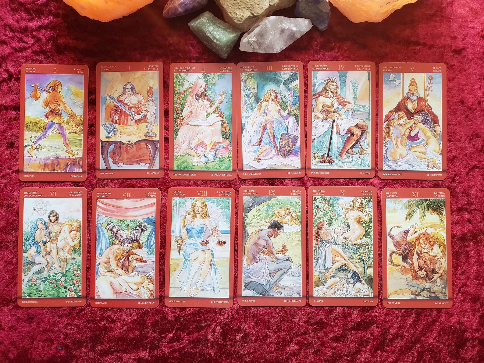 Tarot Of Sexual Magic With Free Pdf Of Booklet With Cards Etsy 