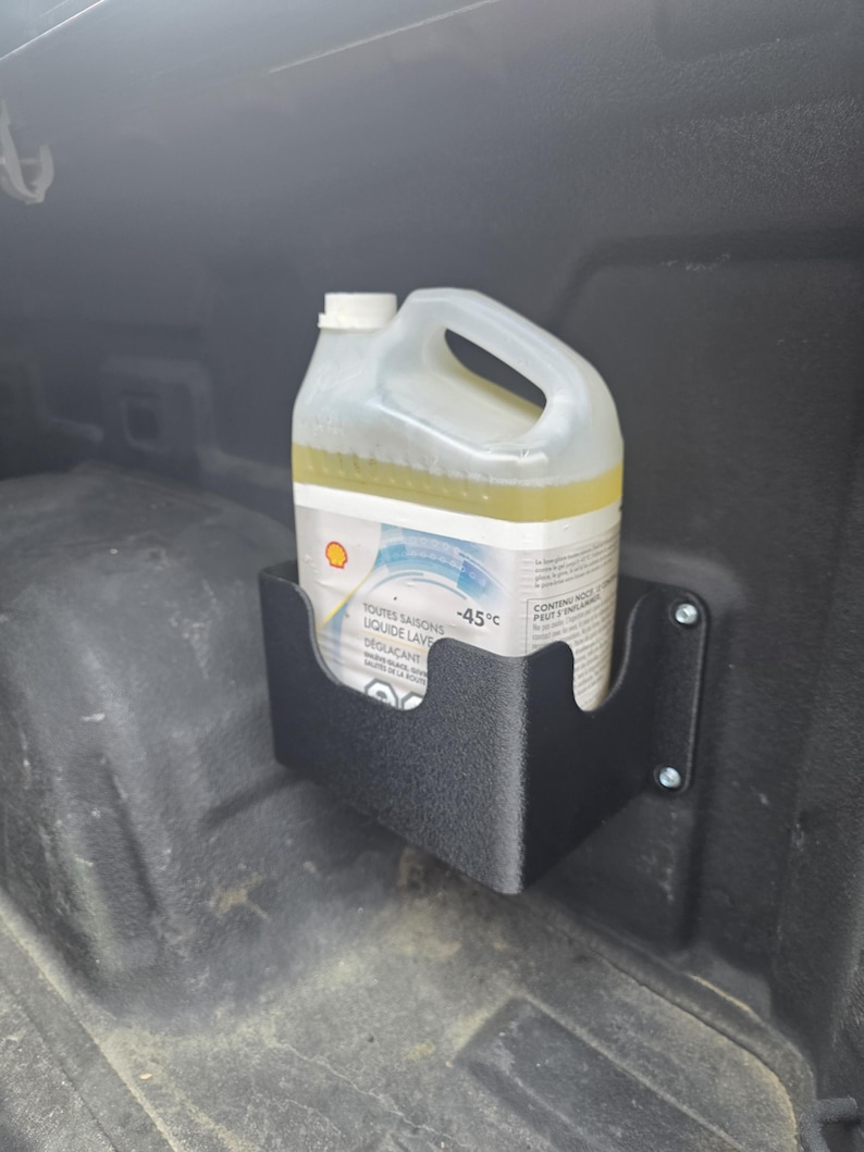 Truck Box Ratchet Strap, Windshield Washer Fluid & Misc Storage Mount — view 3