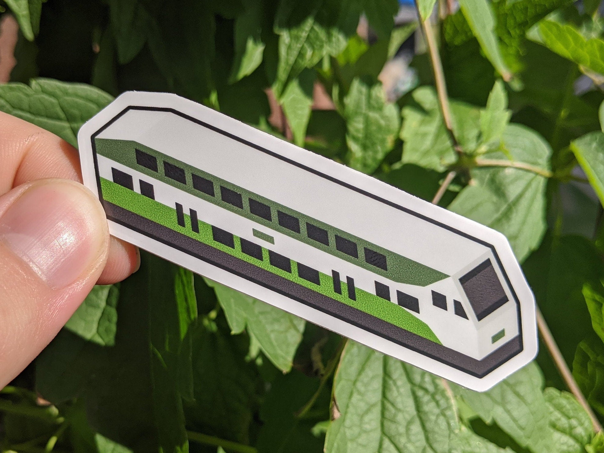 GO Train Vinyl Sticker - Etsy