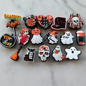 New Halloween Horror Figure Shoe Charms Decoration Funny Fits For