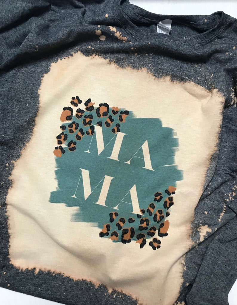 trending mom shirts cheetah print women\u2019s shirt bleached mama shirt new mom gift Mama shirt popular women\u2019s shirt