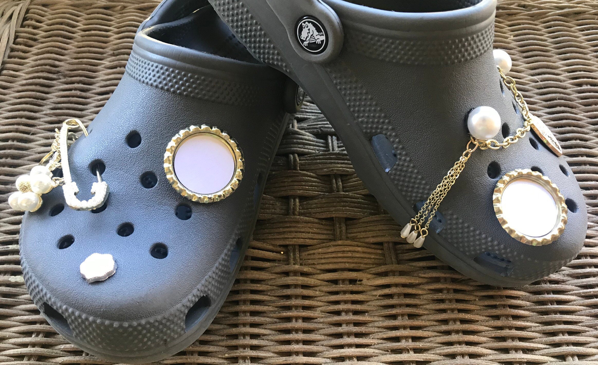 Croc compatible shoe jewelry custom shoe charms bling shoe Etsy