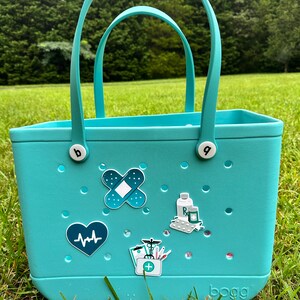 Medical themed Bogg compatible purse charm, Charms for your Bogg Bag, Compatible charms for original and baby bogg bags
