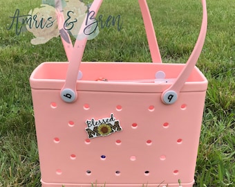 Blessed mom bogg compatible purse charms, cute charms for bogg bags, charms that fit in baby bogg and original bogg bags