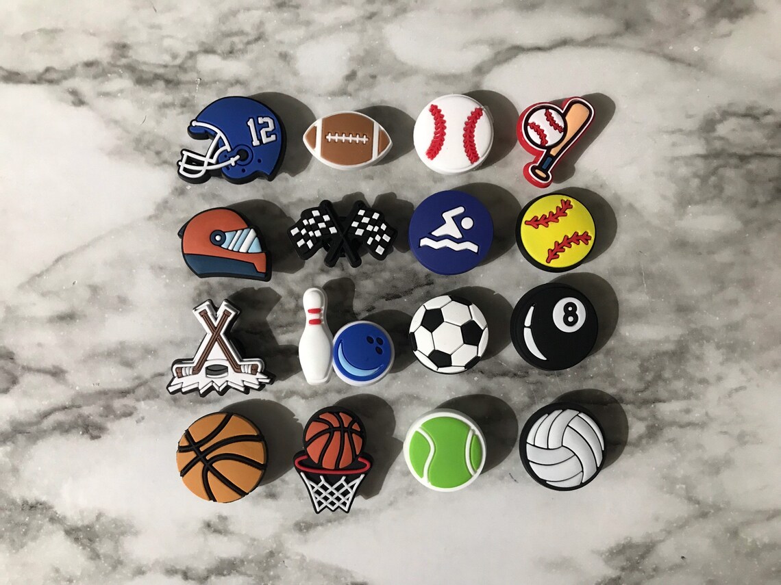 Sports Themed Charms for Crocs Trending Racing Shoe Charms Etsy