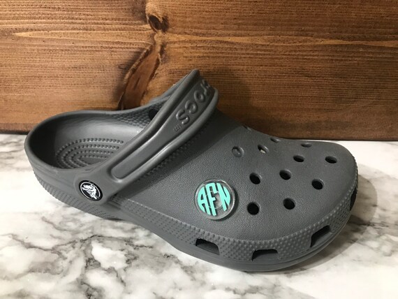Popular Croc Compatible Monogram Shoe Charm Cute Clog - Etsy