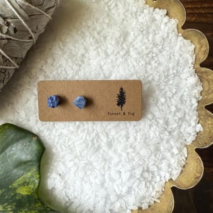 Lapislazuli Ohrstecker | Edelstein Ohrringe | Edelstein Ohrringe