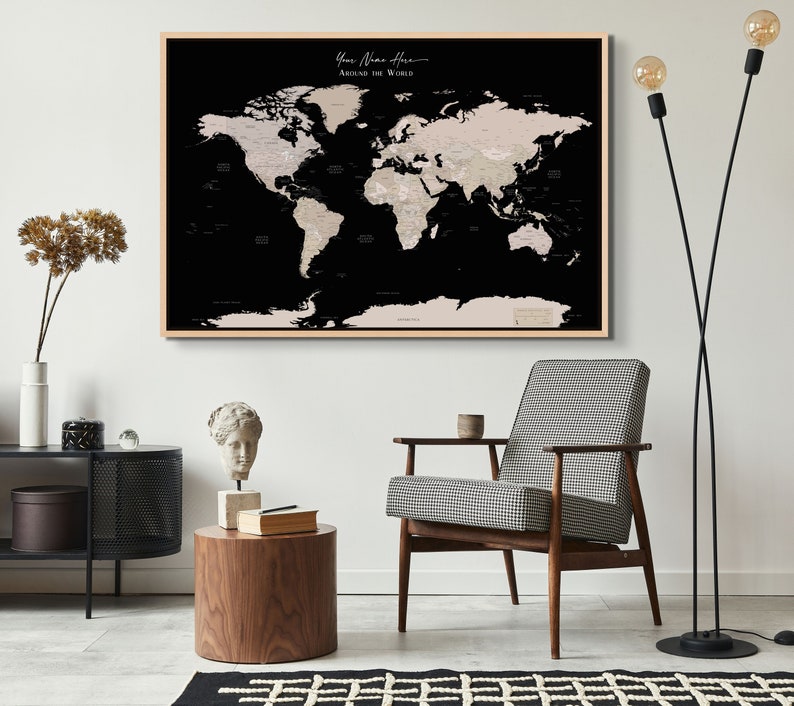 Extra Large World Map Push Pin - Il 794xN.5438997571 Jypx