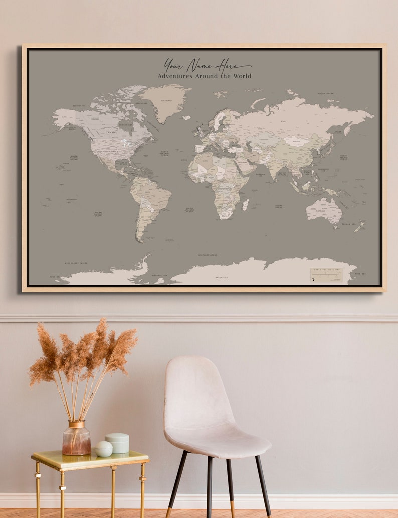 Extra Large World Map Push Pin - Il 794xN.5438940313 Bodj