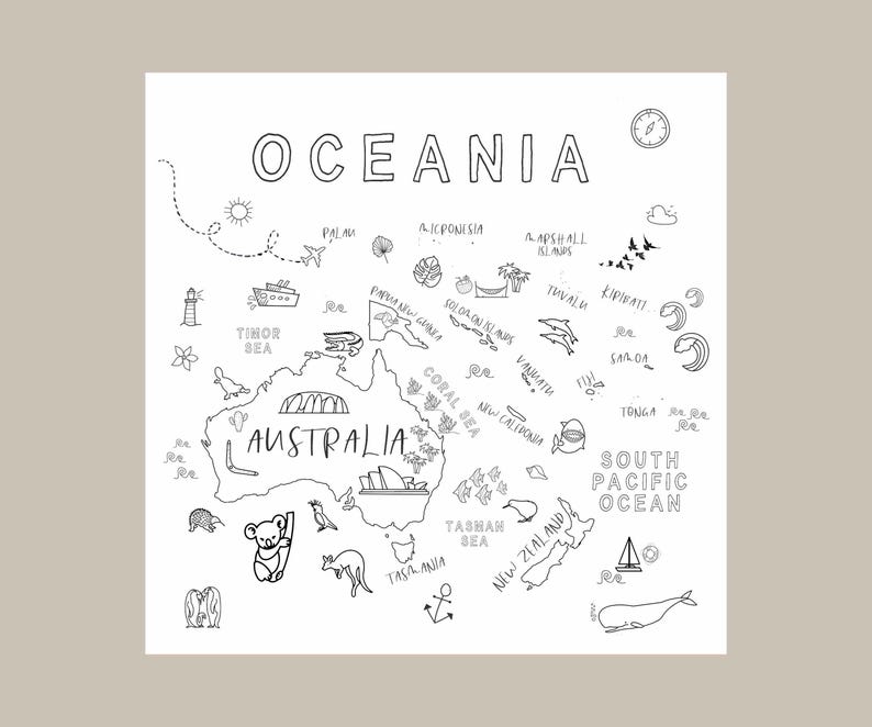 Unique Map Colouring 14 Coloring Activity World Maps for Kids Printable Educational ...