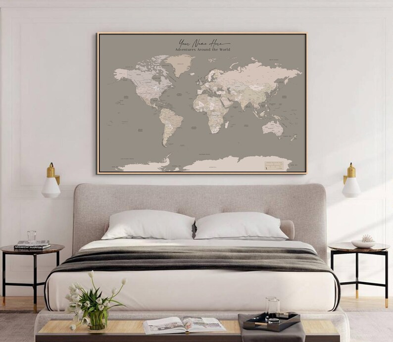 Extra Large World Map Push Pin - Il 794xN.5390776748 Kh1b