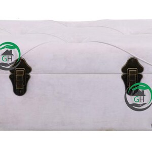 Almacenamiento otomano Banco Otomano Mesa de Centro | Etsy