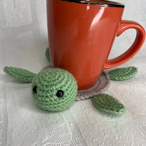 Crochet Turtle Coaster PDF PATTERN, Crochet Pattern PDF Download image 8