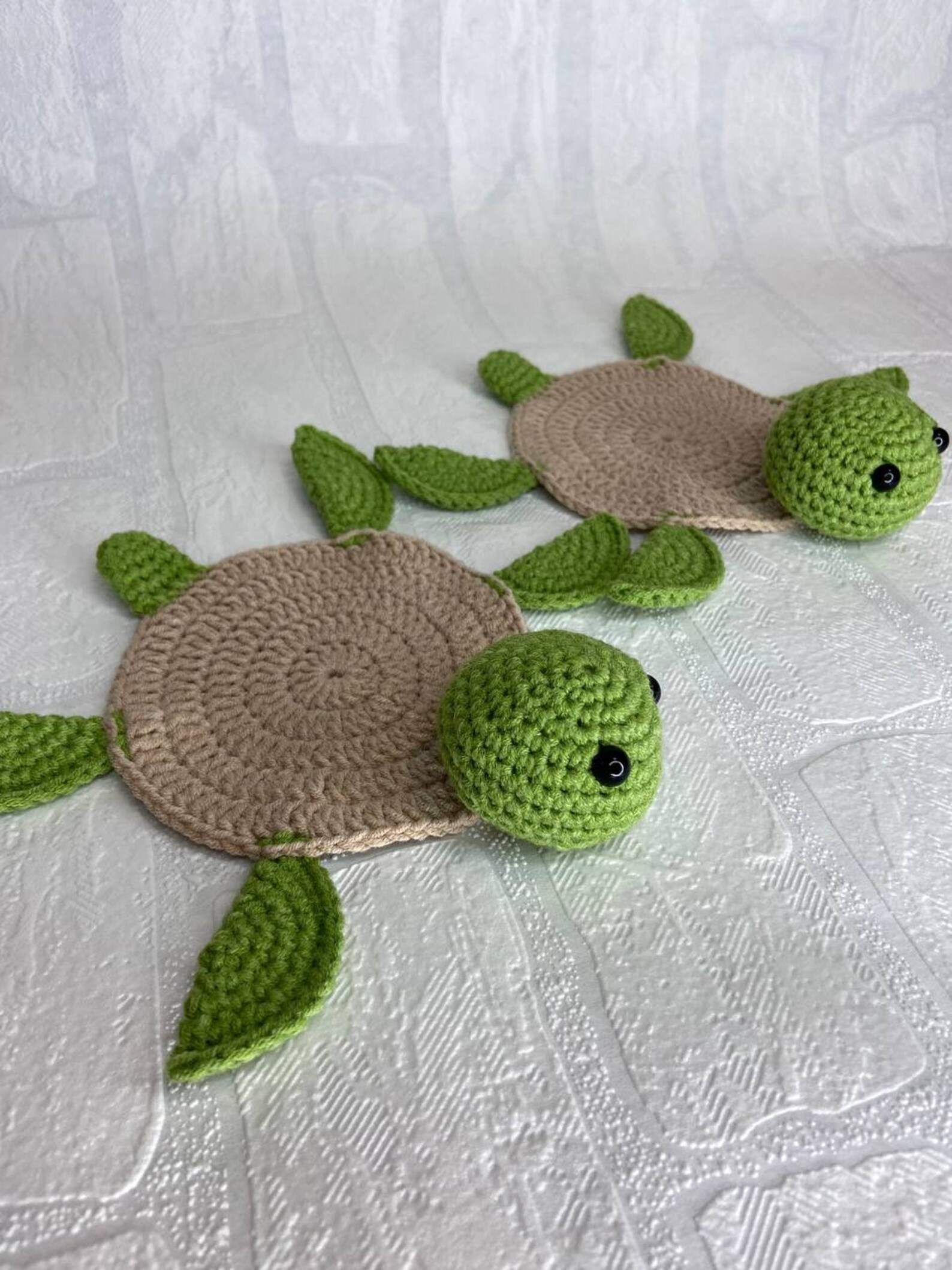 Crochet Turtle Coaster PDF PATTERN Crochet Pattern PDF Etsy