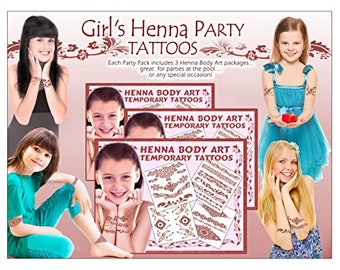 Goddess Vibes Henna Party Tattoos