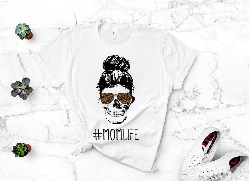 Download Skeleton Mom life with print glasses Printable Vector | Etsy