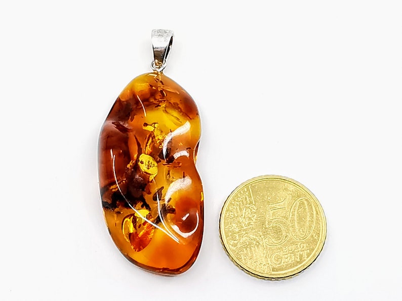 Amber Gift Amber Pendant Baltic Amber Pendant Amber Jewelry Amber Pendant with Sterling Silver
