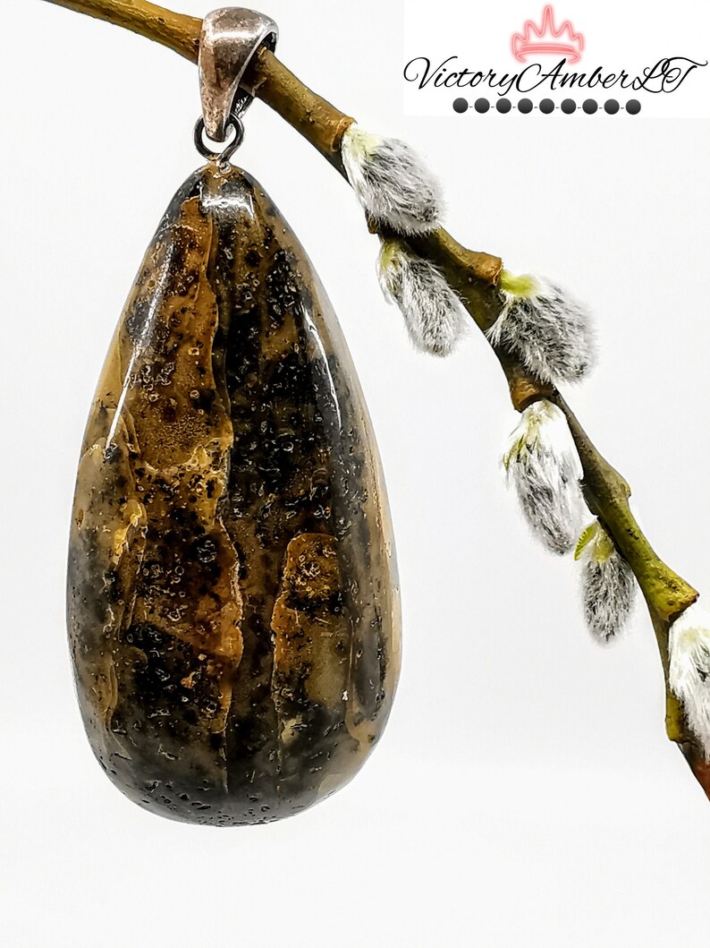 Amber Jewelry Amber Pendant with Sterling Silver Amber Gift Amber Pendant Baltic Amber Pendant