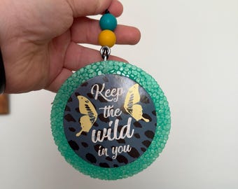 Ocean Breeze Scented Car Freshie: Keep the Wild in You