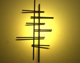 Antennas sculpture art. Modern Brutalist design - FREE SHIPPING