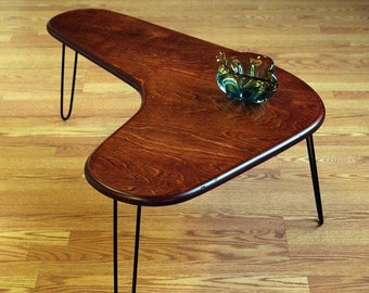 Vintage boomerang coffee table deals