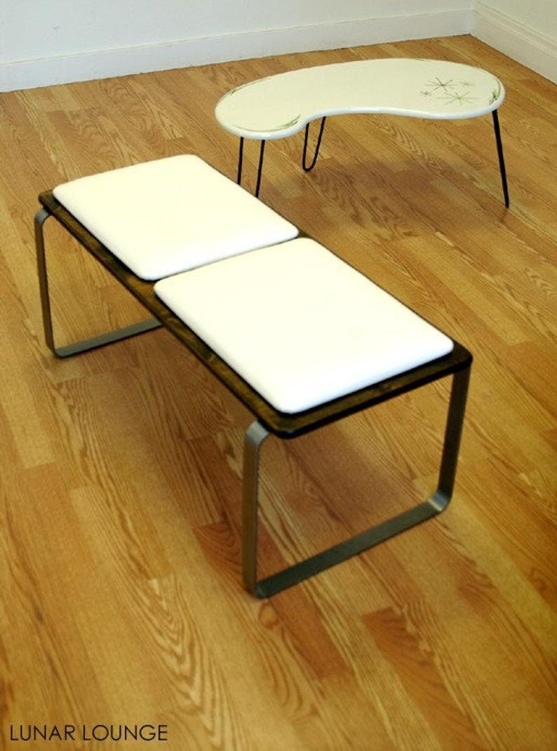 AM20 Modern Ply BaK Bench 2 Mid Century Modern Seating Free Shipping image 3