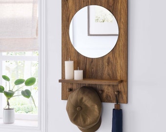 CLINT Mirror in Walnut - mid century danish design  free shipping  smile