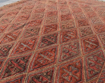 Discounted Price Mushwani rug Handmade Rug Afghan Rug 7x5 Baloch Rug Barjasta rug Turkmen Rug 6.3 x 4.10 Ft Oriental Rug Kilim rug
