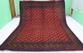 Vintage Turkmen Bukhara Rug 8'3x11'4 ft Afghan Handmade Red Rug, Oriental Rug, Boho Bohemian Rug, High Pile Rug, Dining table Rug, Home Deco product logo