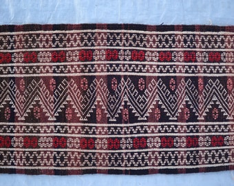 アンティークアフガンキリムランナー、10'2x1'5フィート、オリエンタル