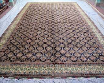 16&#39;5 x 25&#39;8 Ft Afghan Handmade Wool Rug - Oversize Area Rug - Turkmen Tribal Rug - 100% Wool Area Rug - 500 x 780 Cm Rug - Palace Size Rug