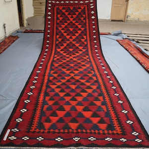 5x15 Ft Vintage Kilim Runner Rug, Flatweave Reversible Kilim Rug, Kelim, Yamood Ghalmori Kilim Rug, Sumak Rug, Vintage Rug, Afghan Kilim Rug