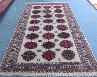 6 x 10 フィートのアフガニスタン ヴィンテージ バロチ ラグ、大型